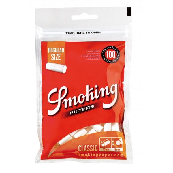 Smoking Classic Regular Filters 8 mm (25 Poser) - Billede 2