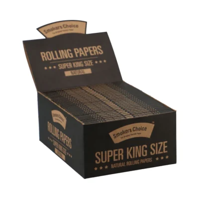 Smokers Choice Rolling Papers Super Kingsize Natural (50stk/display)