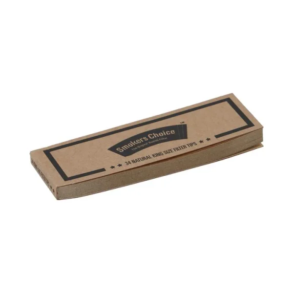 Smokers Choice Brown Kingsize Filter Tips (50pcs/display) - Image 2