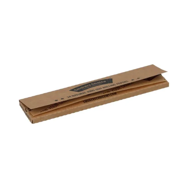 Smokers Choice Rolling Papers Super Kingsize Brown (50 pcs/display) - Image 2