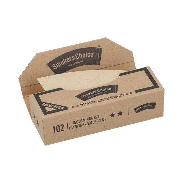 Smokers Choice Kingsize Brown Filter Tips Value Pack (50stk/display) - Billede 2