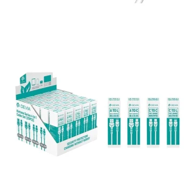 Devia Charging Cable Set (25 pcs/display)