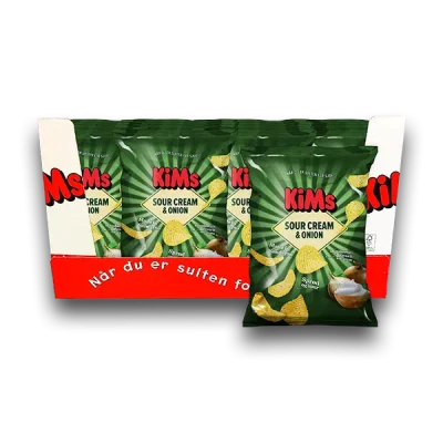 Kims Sour Cream & Onion 20x160g