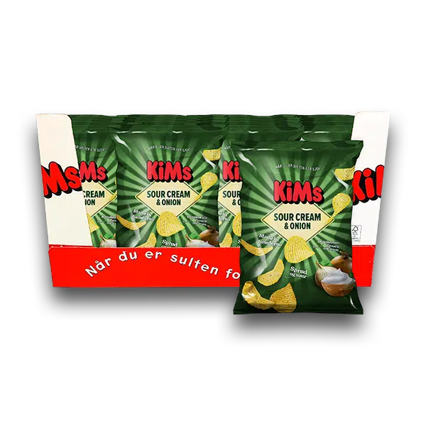 Kims Sour Cream & Onion 20x160g